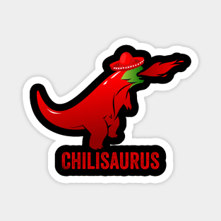 Chilisaurus funny dino chili peppers lovers Magnet