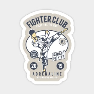 Karate Fighter Club Magnet