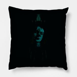 Special processing. Dark side. Monster. Very lovely girl. Like in dark tale. Aqua. Pillow