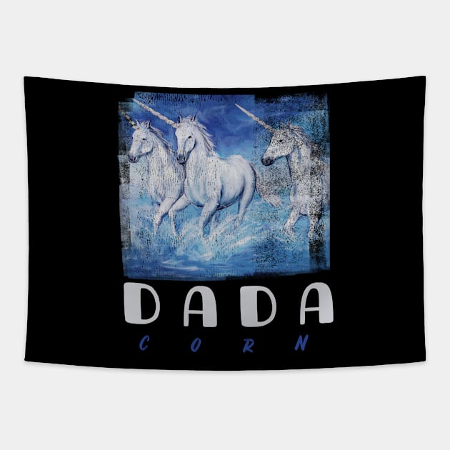 dadacorn ,unicorn dad Tapestry by TATOH