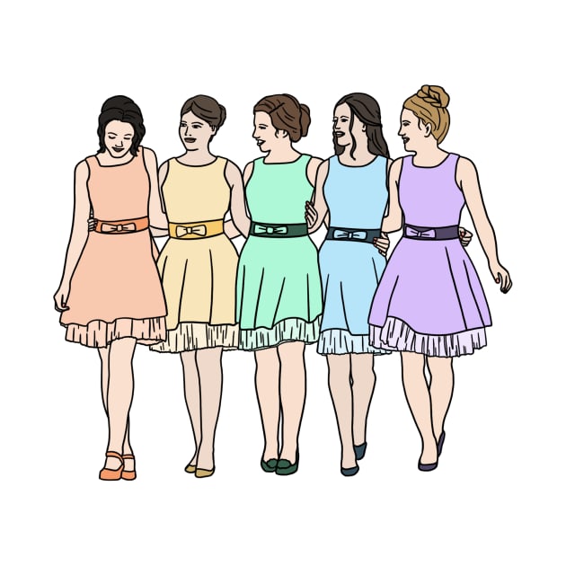 Girlfriends as Bridesmaids by Lessons Learned by Heart