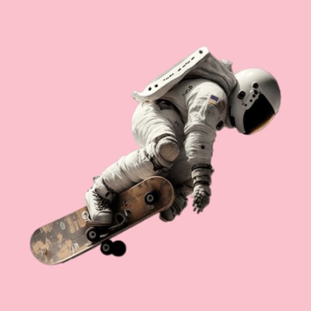 astronaut skateboading by dongila5