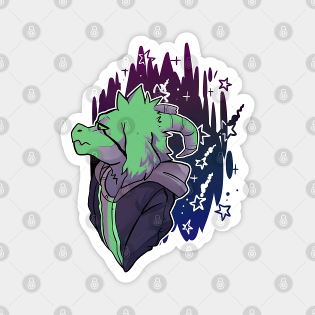 SwapFellShift Asriel Magnet by WiliamGlowing