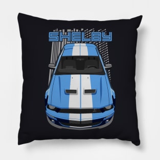 Mustang Shelby GT500 2007-2009-blue Pillow