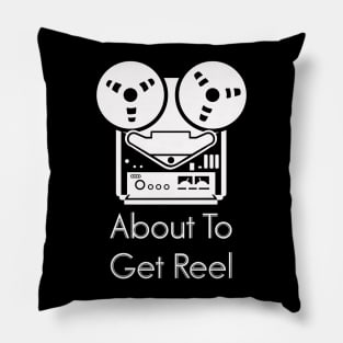 About To Get Reel Audiophile Tape Player T-Shirt Pillow