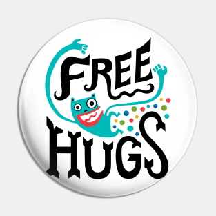 Free Hugs Pin