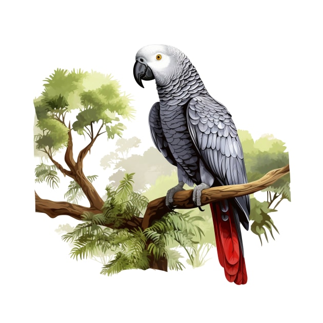 African Grey Parrot by zooleisurelife