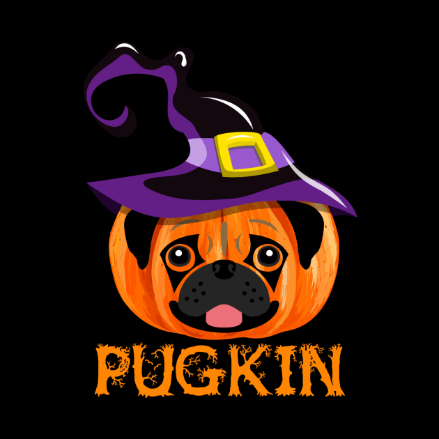 Pugkin Pumpin Halloween by brillallfarriambd