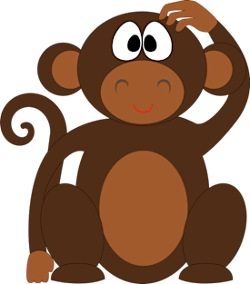 Cute Monkey Magnet