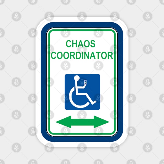 Chaos Coordinator Magnet by disabled af