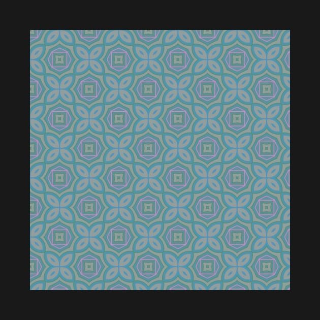 Geometric pattern matte bright colors by Uniquepixx