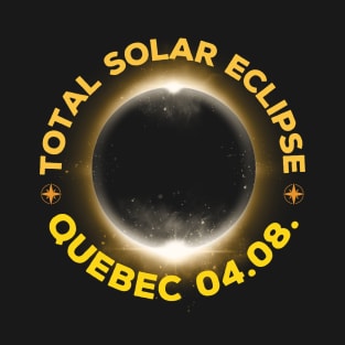 Total Solar Eclipse 2024 Quebec, Canada T-Shirt