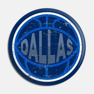 Dallas Basketball 2 Pin