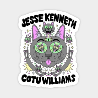 JKCW CAT LOGO Joey Souza Art Magnet