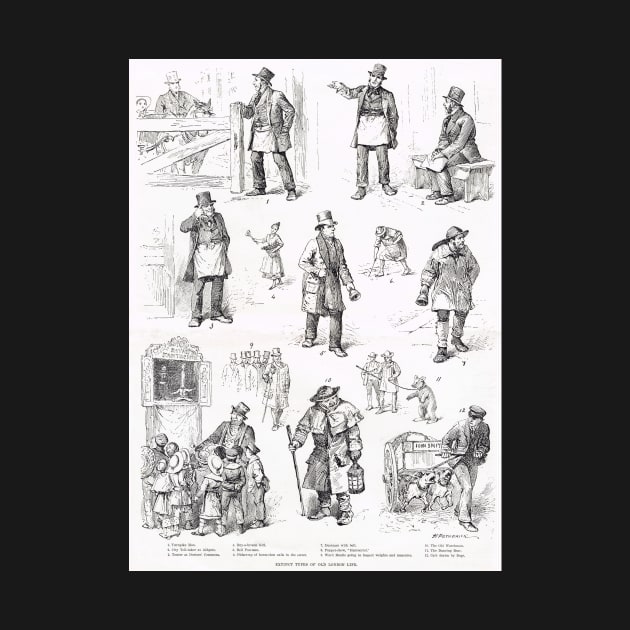 Extinct types of Old London Life 1890 by artfromthepast