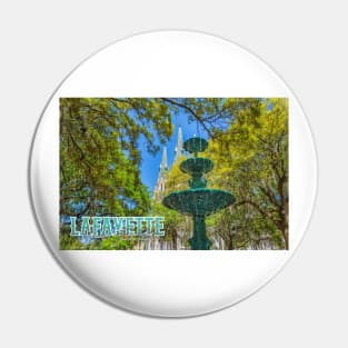 Lafayette Square Fountain Pin