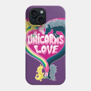 Unicorns Love Phone Case