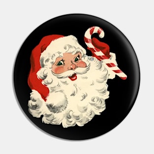 Candy Cane Santa Pin