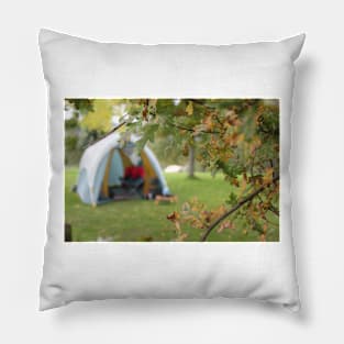 Camping Images Pillow