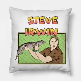 Steve Irwin Montage Pillow