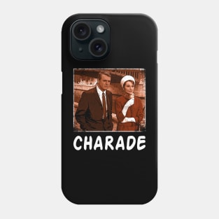 Parisian Romance Chronicles Charades Retro Film Couture Graphic Tee Phone Case