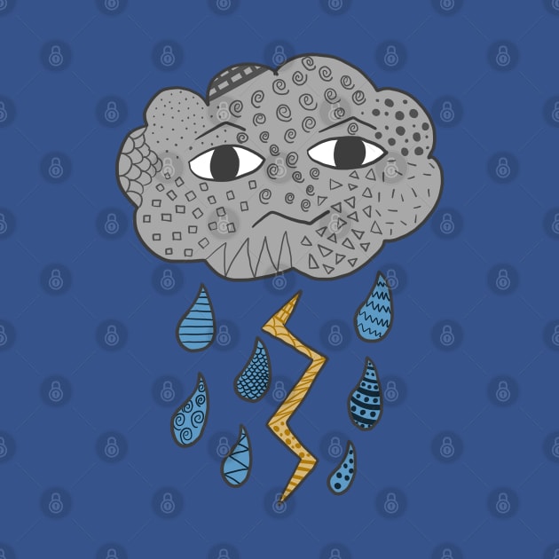 Patterned Raincloud by Geometrico22