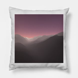 Sunset Mountain Pillow