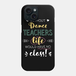 Without Dance Teachers Gift Idea - Funny Quote - No Class Phone Case