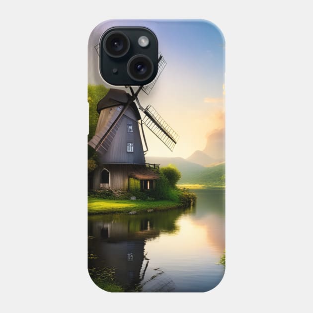 Windmill Phone Case by SmartPufferFish
