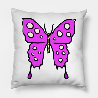 Pink Butterfly Pillow