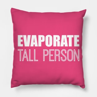 Evaporate Tall Person Pillow