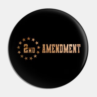 2nd Amendment 1776 Flag design Pin