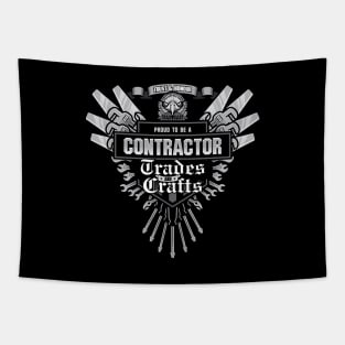 Proud Contractor- Trust and Honor (Trades and Crafts Workers) Tapestry