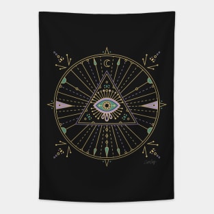 Evil Eye Mandala Tapestry