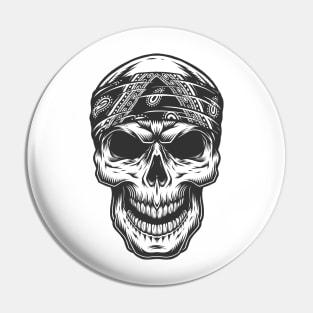 Cholo skull Pin