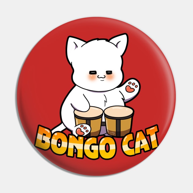 Bongo Cat Pin by MrDiddles