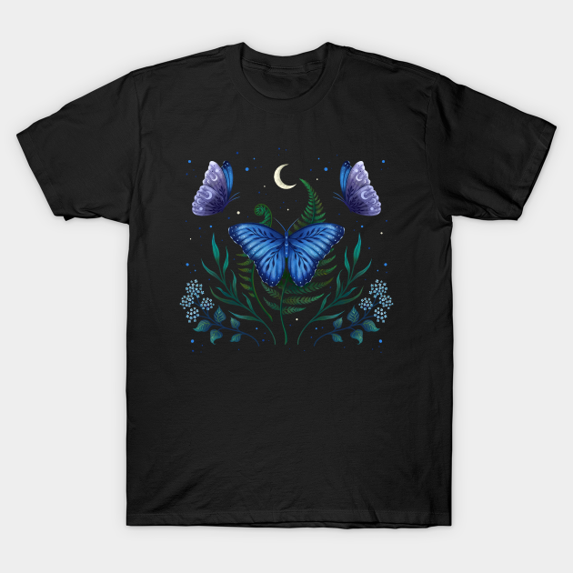 Blue Morpho Butterfly - Butterfly - T-Shirt