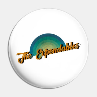 vintage retro The Expendables Pin