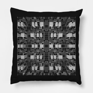 Automatta 3D Black Parametric design Pillow