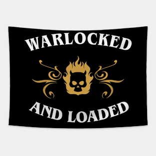 Warlock Warlocked and Loaded RPG Tabletop RPG Addict Tapestry