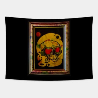 Gold Framed Skull #2 Tapestry