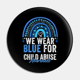 Child Abuse Prevention Awareness Month Blue Ribbon gift idea Pin