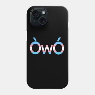 ÒwÓ Transgender Pride angry owo furry shirt Phone Case