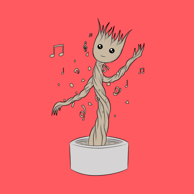 Groot Dance  Happy by Damian