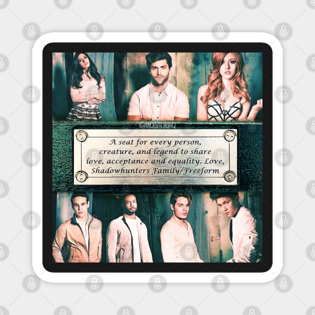 Shadowhunters Cast Magnet by vickytoriaq