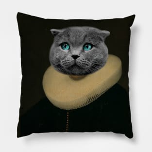 Portrait of a Cat Pillow