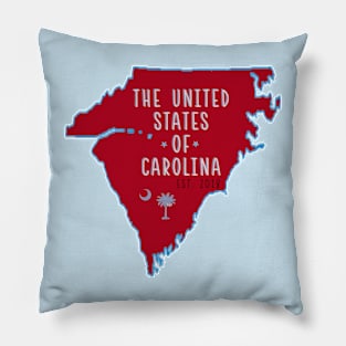 The United States of Carolina Pillow