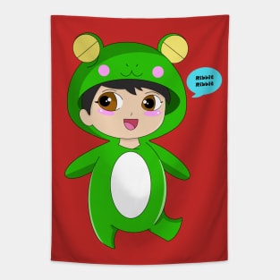 Chibi Frog Tapestry