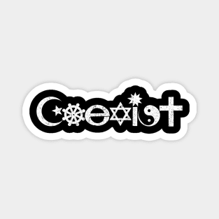 Coexist bumper, symbols Magnet