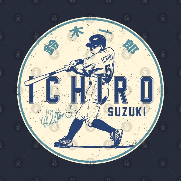 Ichiro Suzuki Mariners 2 by Buck Tee by Buck Tee